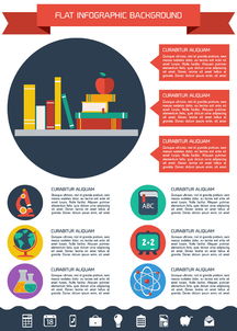 教育主题信息图表背景矢量图片 图片id 514649 其他 商务金融